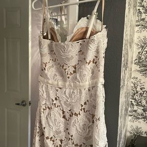 BHLDN Catherine Deane Frida dress in white lace